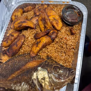 Dry Rise, Fish & Plantain