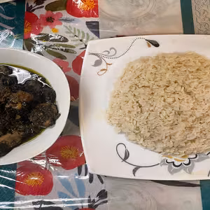 Potato Greens w/ Rice (Vegi Oil)