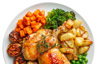 Plate of food