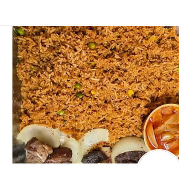 Jollof Rice with Dibi